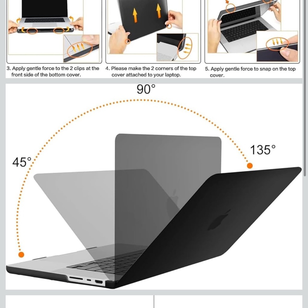 MOSISO Compatible with MacBook Pro 16 inch Case - Picture 4 of 6